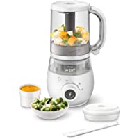 Los mejores  - Philips Avent SCF883-01 - Procesador de alimentos para bebé 4 en 1 en color blanco: cocina a vapor- tritura- descongela…